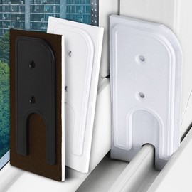 Window Frame Draft Stopper Set (Upper/Lower) - Weatherproofing Seal Draft Stopper Walnut 3ea