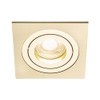 InLight INL-38617-POLBRS Pasto Tilt Downlight, IP20, Satin Brass, Square, Single