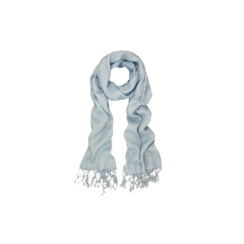 Solid Color Soft Viscose Stardust Scarf with Glitter Threads, Light