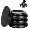 4-Piece Non-Slip Piano Caster Cup Set | Super Hard ABS