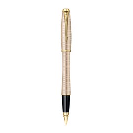 Parker Urban Premium Fountain Pen with Medium Nib - Golden Pearl G.C.