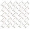 20mm White Plastic Plugs, Round Tube Covers, Inner End Caps