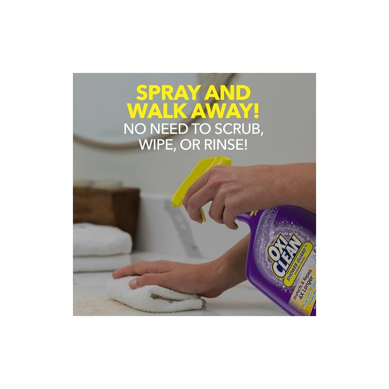 Kaboom Shower Guard - Limpiador de ducha diario, 30 onzas