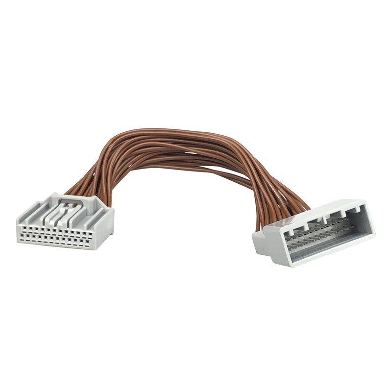 YONGJIANGXIA 24Pin Full Pins Wire Harness for Honda Accord Aux