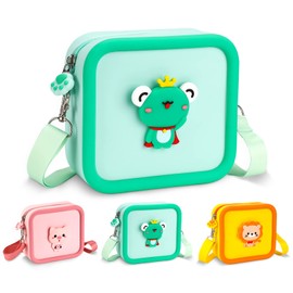 TOYOGO Kids Camera Case, Kids Bag, Portable Bag for Kids, Accessories for Kids Digital Camera, Suitable for Girls and Boys from 3, 4, 5, 6, 7+ Years Old (Green)
