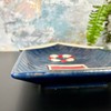 Darthome Ceramic Blue Beach Hut Plate Decorative Trinket Dish Display