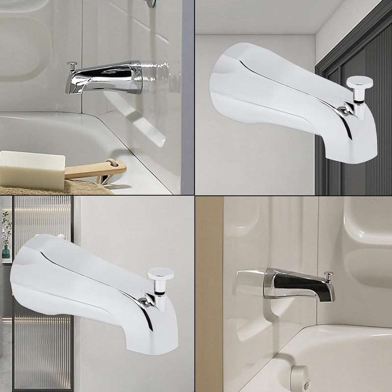 Metal Universal Bathroom Tub Spout Compatible with Westbrass E531D-1F-62, Tub