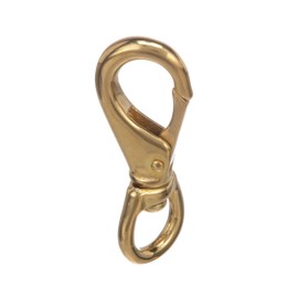Seachoice Swivel Eye Snap, Cast Brass, Size #3, 4-1/2 in. Long, 3/4 in. ID Eye