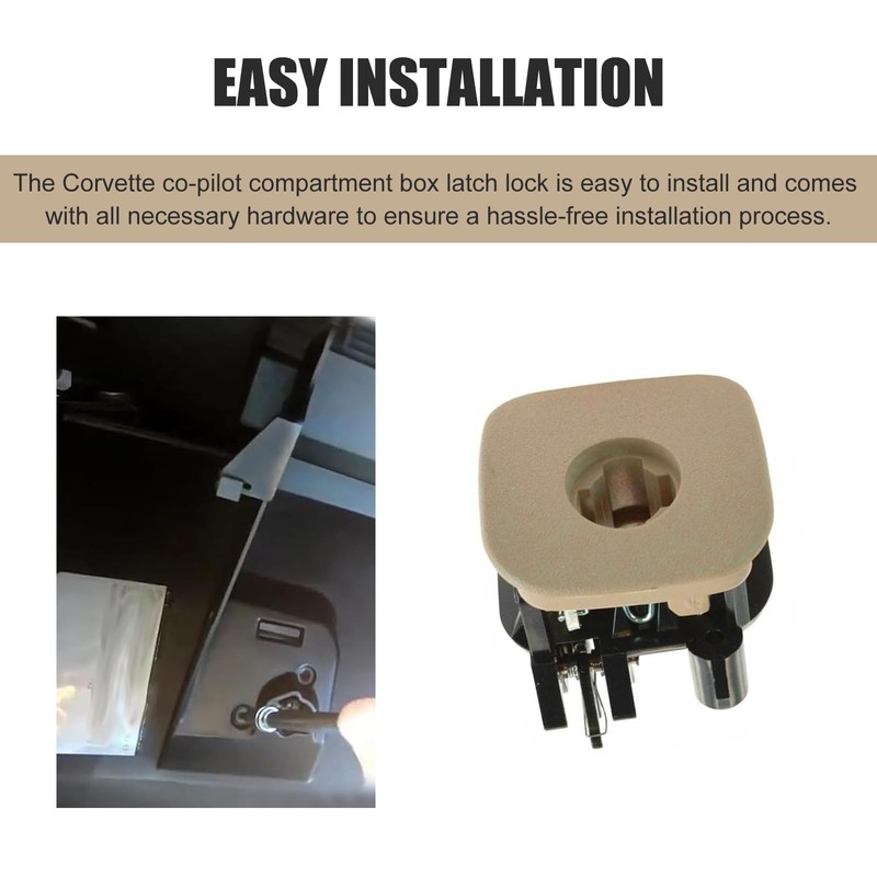 MLY Glove Box Latch, Glove Compartment Door Lock Handle, OEM