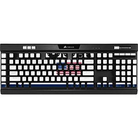 Skinit Decal Skin Compatible with K95 RGB Platinum Mechanical Gaming Keyboard - Skinit Originally Designed USA American Flag Design