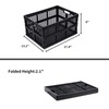 Aebeky Aebeky 3-Pack Plastic Collapsible Storage Crates-30L,Foldable Plastic Crates for