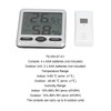 Wireless Thermometer Hygrometer Digital Temperature Humidity Monitor for Indoor Outdoor