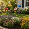 Butterfly Watering Station Garden Stakes Set of 2