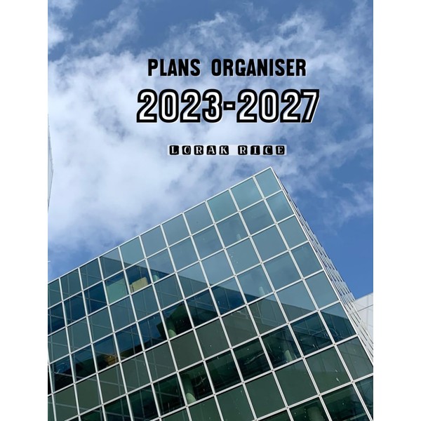 Plans Organiser 2023-2027: Calendar planner & 2023-2027 Monthly Planner &
