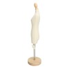 Dress Form Female Mannequin Torso Mini Dress Model with Wooden