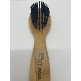 Burgham Pro Plus Grooming Brushes for Dogs, Bristle Brush, Professional Pet Grooming Tool with Boar Bristles & Crafted Bamboo Handle for Comfort & Control (small)