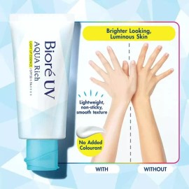 [US Seller] Kao Biore UV Aqua Rich Light Up Essence Sunscreen SPF50+PA++++ 70g