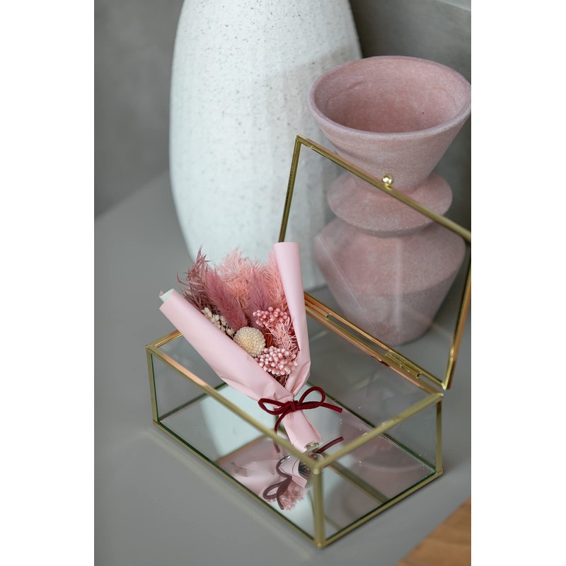 asca SOMU YUIHANA Preserved Dried Flower Bouquet Gift SU00184 (M(5.5