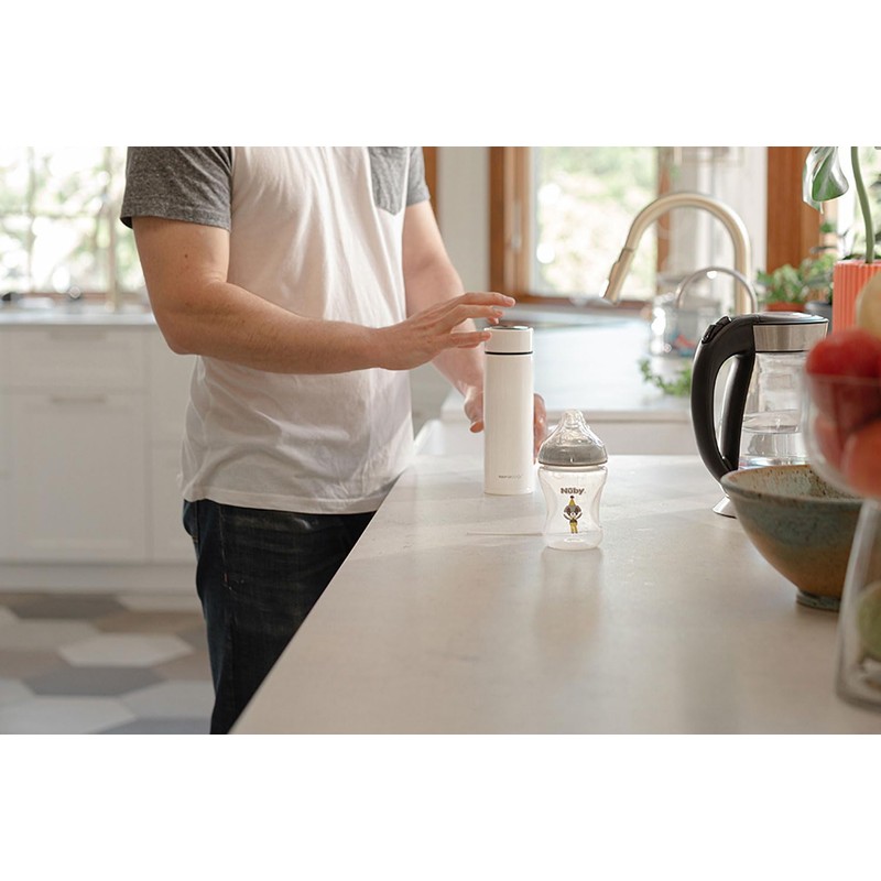 Nubby Rapid Cool NU-1553 Stainless Steel Bottle for Milk Preparation,