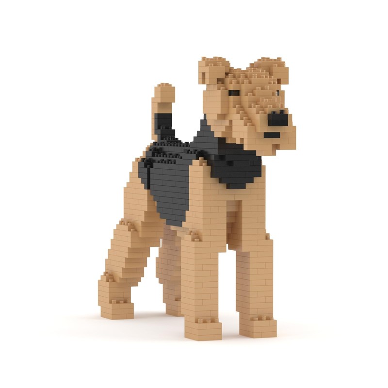 JEKCA Airedale Terrier 01S | Dog Plastic Building Blocks |