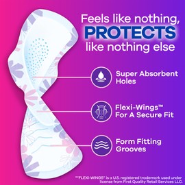 Always Radiant Feminine Pads for Women, Flexfoam Pads with Wings, Size 3, Extra Heavy Absorbency, Lightly Scented, 30 Count (Packaging May Vary)