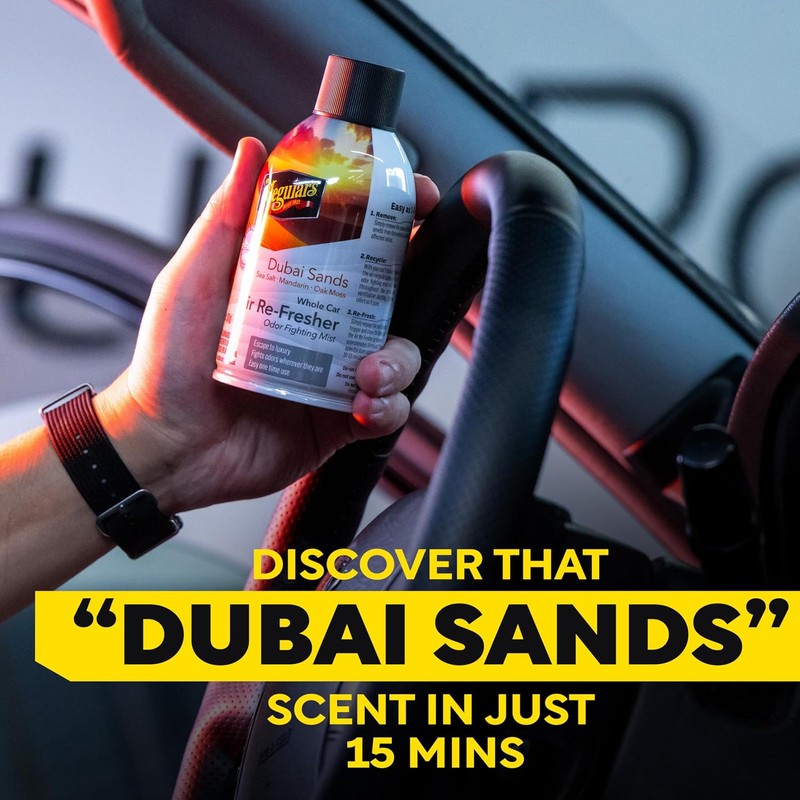 Meguiar's, Car Air Refresher Odor Fighting Mist, Dubai Sands, G262402,