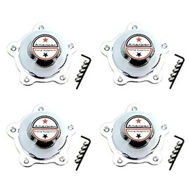 American Racing 4 Pack VN105-1CAP 1055001 Chrome Wheel Center Cap