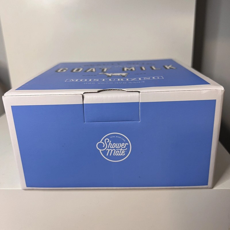 SHOWER MATE Goat Milk Moisturizing Soap Bars, 12 Bars, 3.17