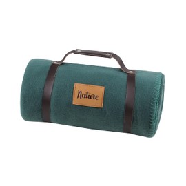 Stof Dawson Fleece Blanket Emerald Size 130 x 150 cm Large Soft and Warm Sofa Bedroom Bed Throw Ideal for Home and Picnic