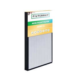 Filterbuy 16x25x2 Mini Pleat Air Filter MERV 11 HVAC Replacement (1-Pack)