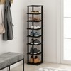 Furinno Turn-N-Tube 8-Tier Vertical Space Saving Free Standing Shoe Tower,