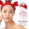 Healeved 3pcs Cute Spa Headbands for Women Elastic Face Washing