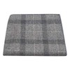 King & Priory Light Grey & Dark Grey Check Pocket