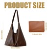 EHDWXVZM 1 leather handbag, 1 mini purse, fashionable and classic