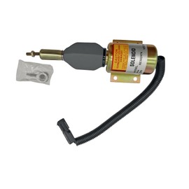 24V Fuel Shutoff Solenoid Valve RE502474 RE516083 for John Deere Excavators 200LC 230LC 230LCR 270LC 120 160LC Engine