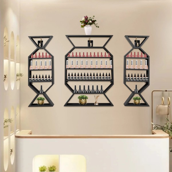 Unbranded 3pcs Set Nail Polish Wall Mount Rack Organizer Perfume