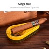 CIGARLOONG Cigar Ashtray Single Large Slot Portable Ashtray for Home