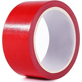 ZAZRA® Duct Tape - Heavy Duty Gaffer Tape, Waterproof & High Strength, 48mm x 10m (Pack 1) (RED)