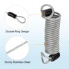 MECCANIXITY Reminder Cable, Disc Lock Reminder Cable Security Steel Spring