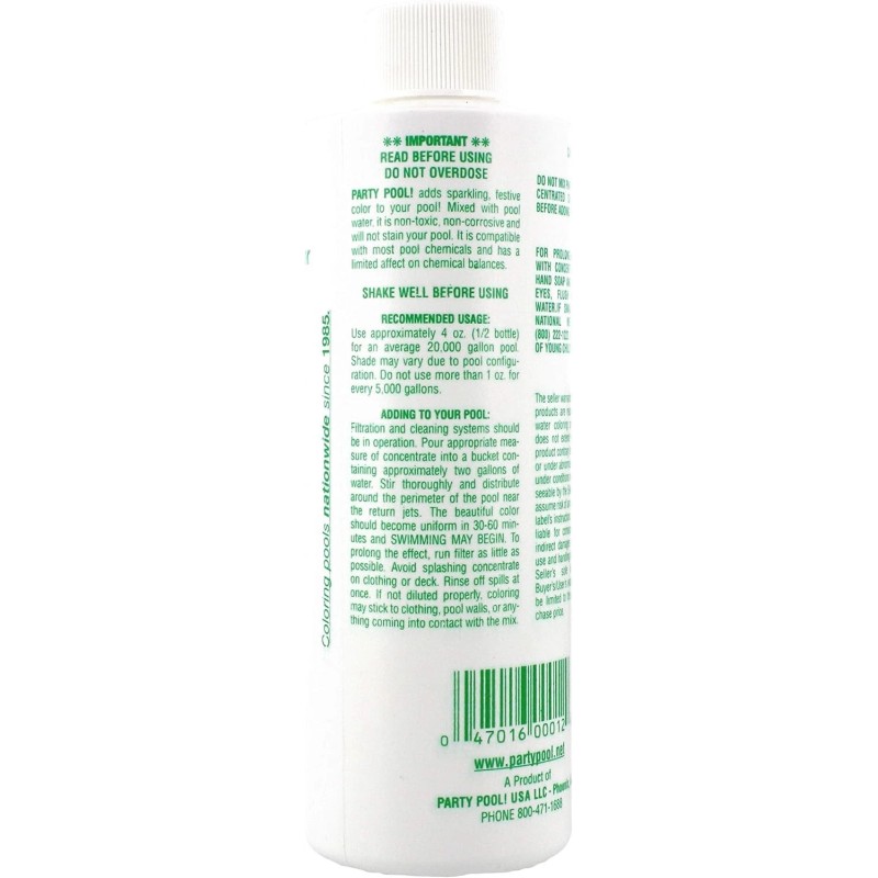 Party Pool Super - Concentrate Pool Dye Green (3 Pack)