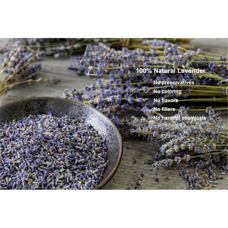 OneDove 1 Pounds Lavender Buds Dried Flowers,100% Natural Dried Lavender