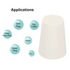 sourcing map Rubber Conical Plugs 15 mm to 20 mm