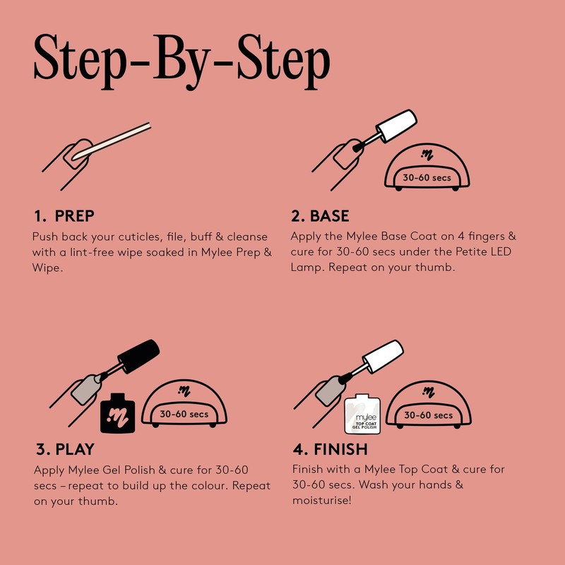 Mylee Petite LED Nail Lamp - Quick Curing for Salon