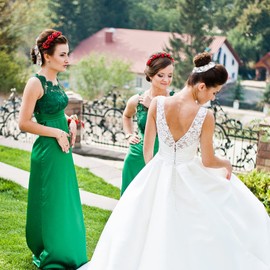 Antetek 8pack Satin Hair Ties & Scrunchies for Women Girls - Elastic Bridesmaid Proposal Hairties, Bachelorette Party Favors, Wedding, Birthday & Galentine's Day Gifts (White & Begin)