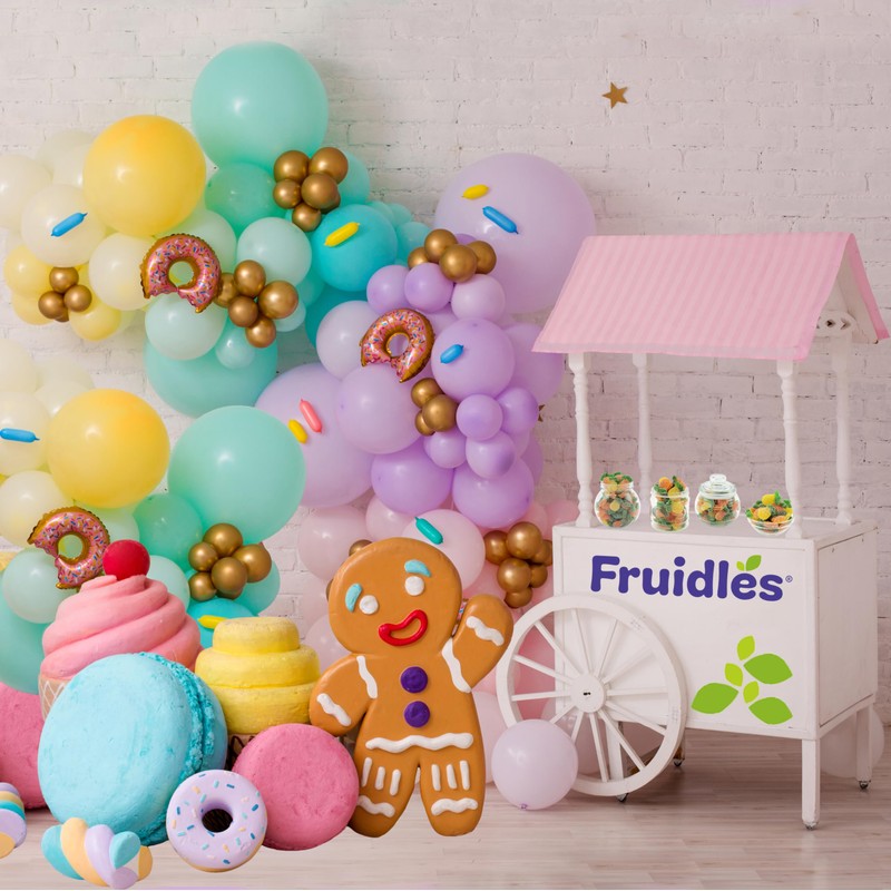 Fruidles Sour Pineapple Gummies Candy, Delicious Fruit Flavors Gummy (1