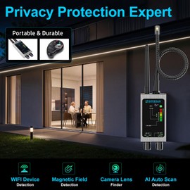 5-in-1 Multifunctional Camera Detector,Hidden Device Detector,Camera Finder Bug Detector for Comprehensive Privacy Protection