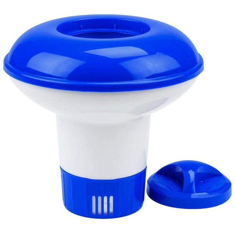 Floating Chlorine Chemical Dispenser Large Capacity Adjustable Release 1' Tablet
