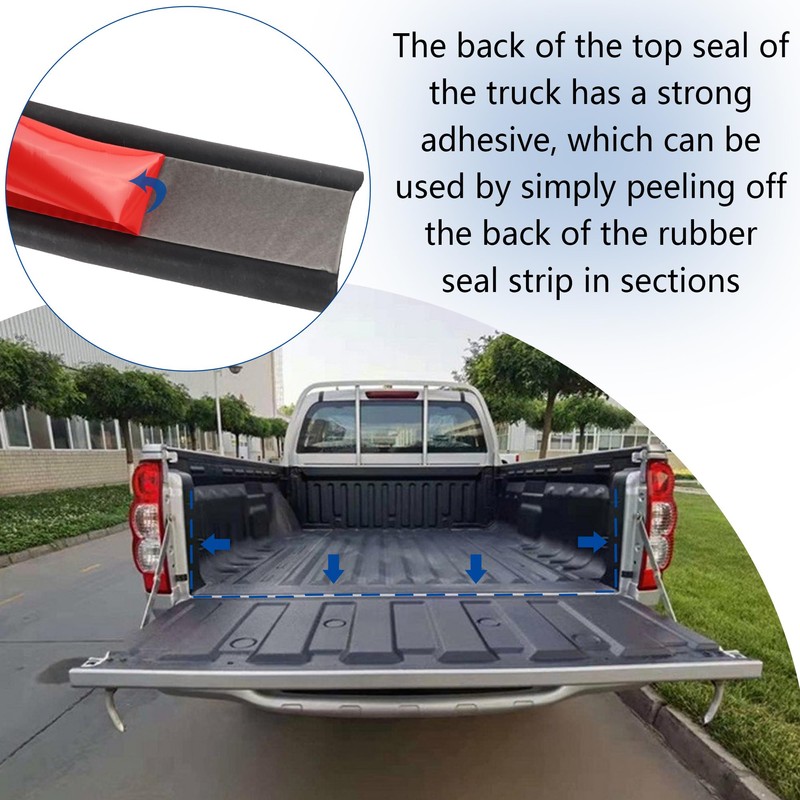 Truck Tonneau Cover Seal,Camper Shell Seal Rubber Weather Stripping with