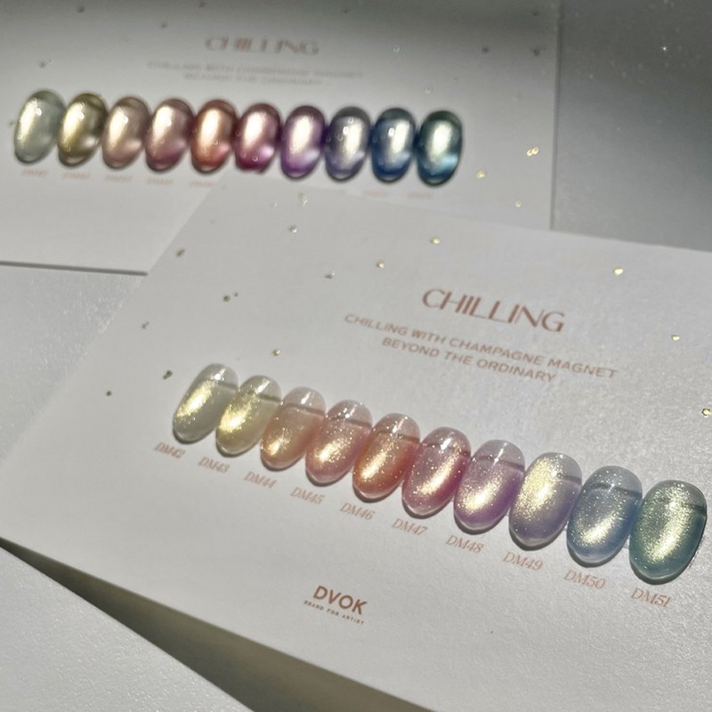 Divock Divok Chilling Glitter Magnet Gel + 30 parts /