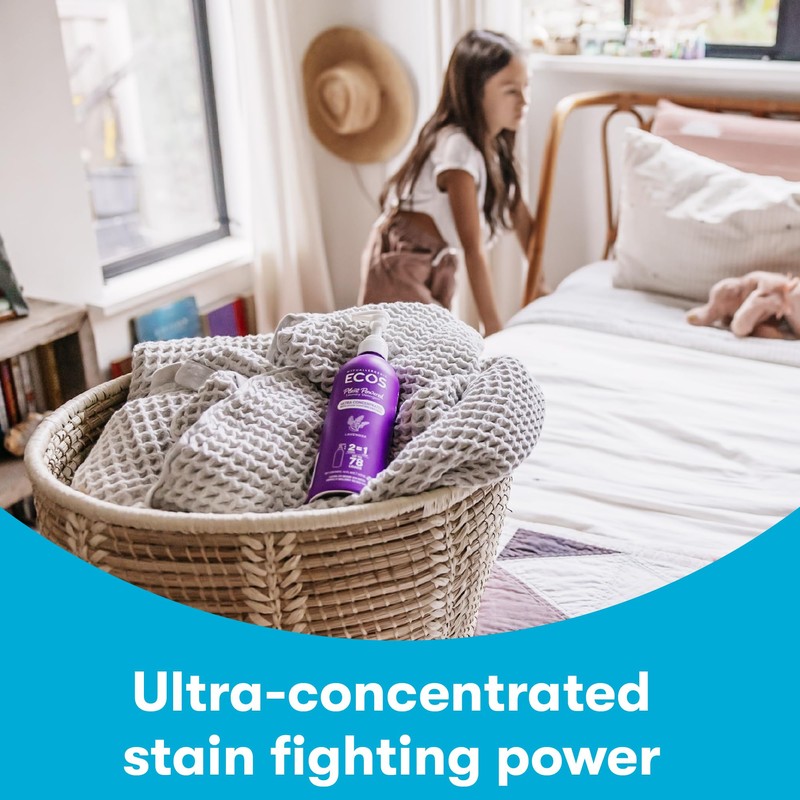 ECOS Ultra Concentrated Liquid Laundry Detergent, Sustainable Aluminum Bottle, Up